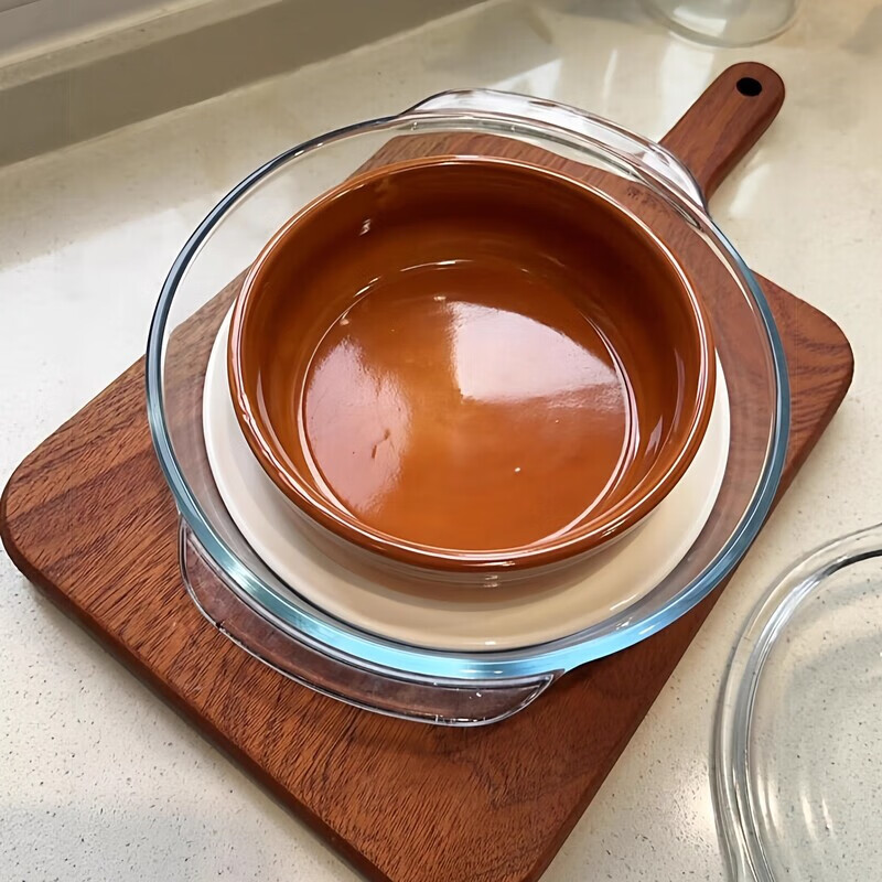 Miaopule Microwave Oven Set Multi-functional Three Musketeers Set Double-Ear Heated Steamer Porous Food-Grade Steaming Tray Drain Tray Microwave Three-piece Set 26cm Pot + 20cm Steaming Tray + 7-inch Steaming Rice Basin