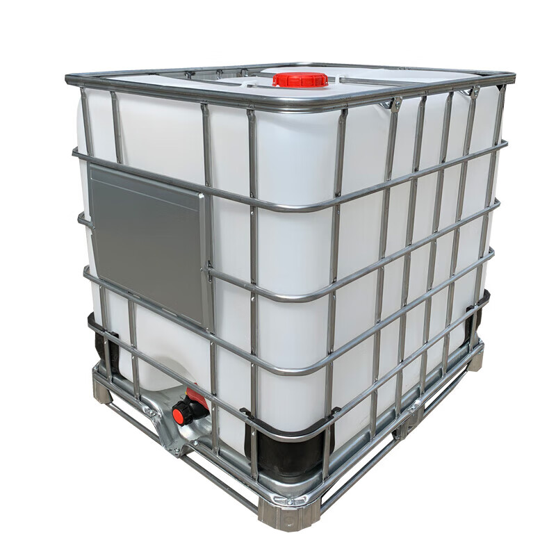 Ton barrel new thickened plastic square barrel 1000L 1 ton IBC container barrel 500L chemical barrel water storage barrel diesel barrel new white 1000L