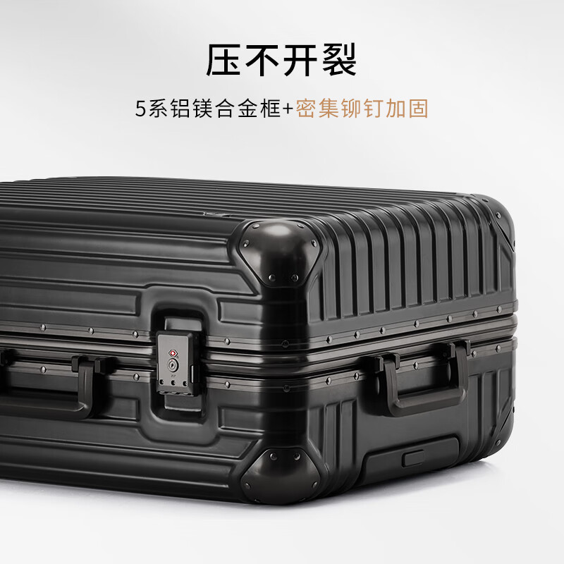 Aivas Armor Series Aluminum Frame Box 20-inch Suitcase Large Capacity Trolley Case Men's and Women's Travel Password Boarding Case Anti-collision