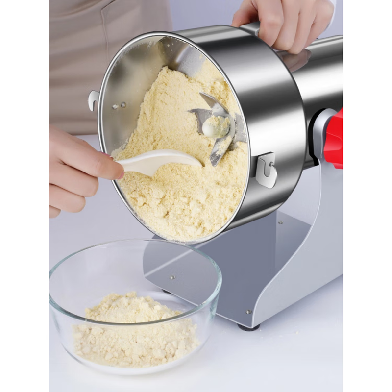 Fat Donglai's same style spice grinder grinder electric household small grinder grinder powder machine same style in Shangchao Supermarket 800g (copper motor)/six-leaf thickened steel blade.