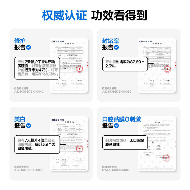 Semi-bionic hydroxyapatite toothpaste repairs, anti-sensitivity, brightens and whitens teeth, repairs oral fluoride 100g*3 pack