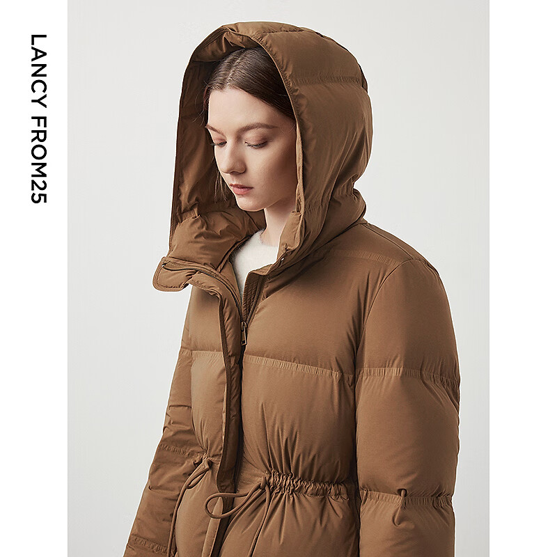 Langzi Wang Churan's same style Holdobagy white goose down jacket