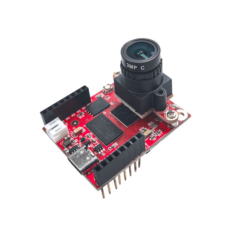 Open source OpenMV4 H7Plus smart vision camera module PTZ tracking robot arm follows python MV4_H7_Plus_+L-shaped bracket_(complimentary supporting information)