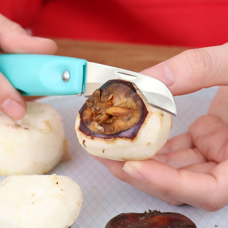 Necooks Necooks special knife for peeling water chestnuts fruit peeling knife two-in-one water chestnut peeling machine household artifact peeling knife 1 two-in-one peeling knife foldable