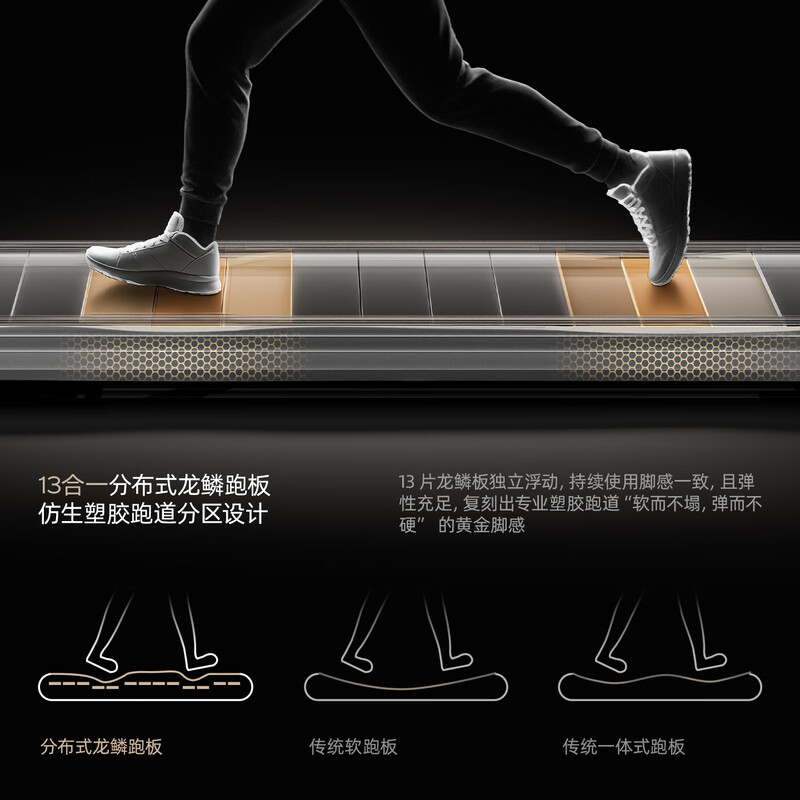 Jueying Treadmill Home Silent Shock Absorbing Knee Pads Climbing Folding Large Running Belt Gym Commercial XJ-XT5B2