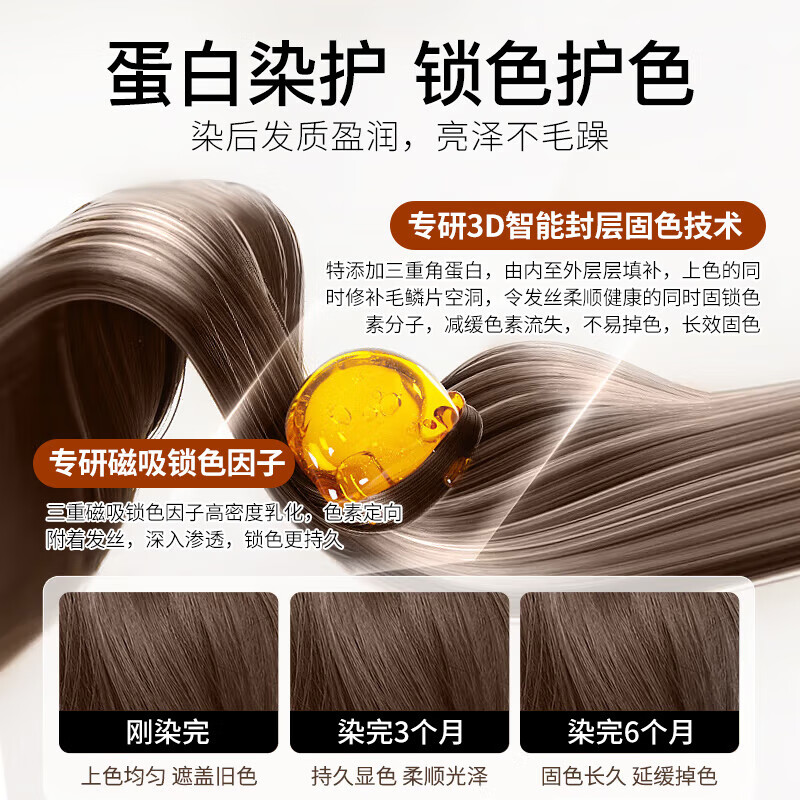 Spes plant hair dye bubble dye does not hurt the scalp and is easy to operate linen golden brown 90ml on clearance