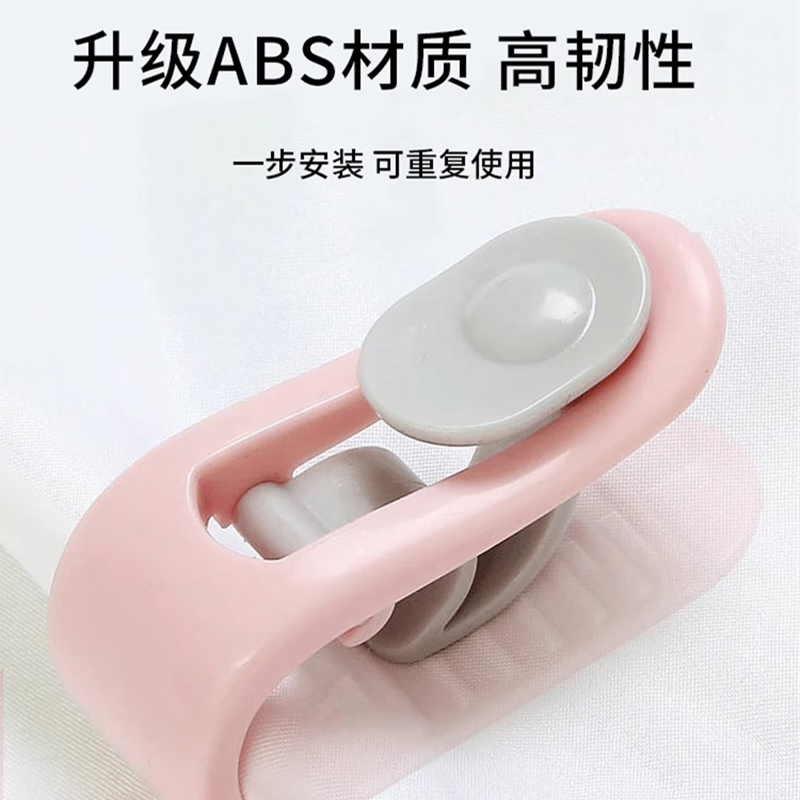 Xincong Quilt Fixer Anti-escaping and Clamped Quilt New Needle-free Upgraded Version Quilt Cover Sheet Buckle Clip Cute Does Not Hurt the Quilt Needle-free and Safer Green-6 Pack