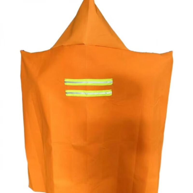 Fireproof cloak for household high-rise fire escape cloak, double-layer silicone fire blanket, high temperature resistant and insulating protective clothing, fireproof cloak for children