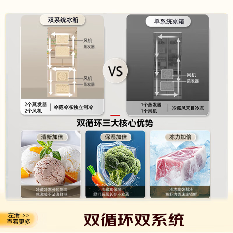 TOSHIBA 549 white pearl high capacity fully embedded 60cm ultra-thin zero embedded dual system automatic ice making cross double door air-cooled frost-free household refrigerator GR-RF549WI-PM165 cloud white