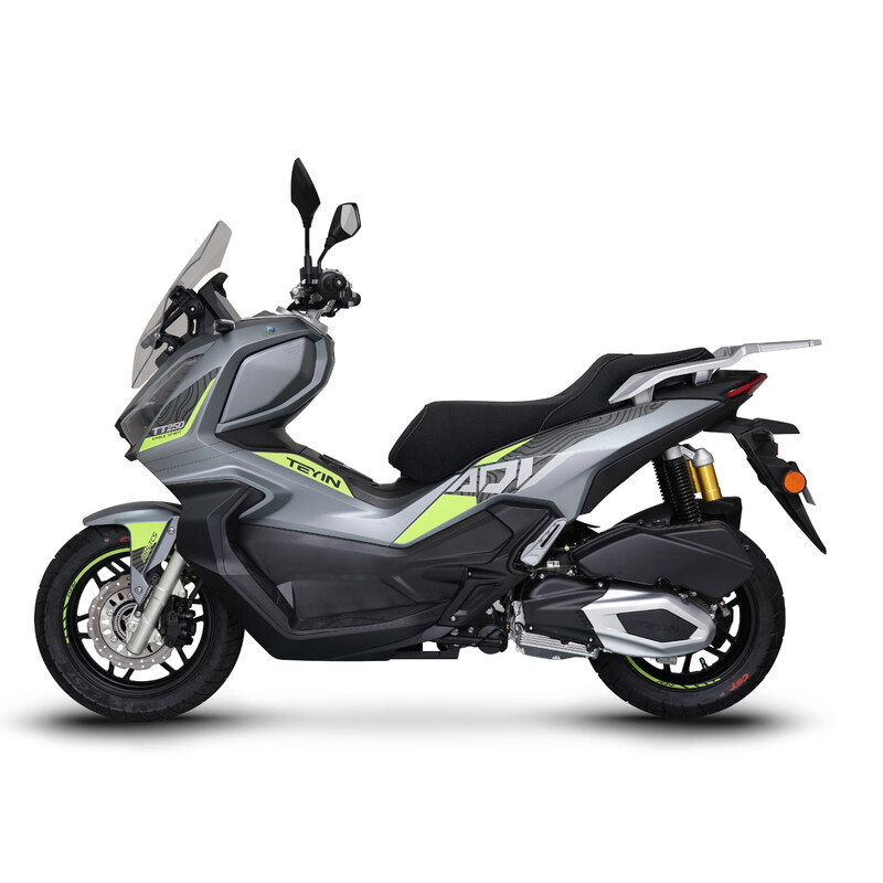 TEYIN TT250ADV fuel scooter long-distance motorcycle Loncin water-cooled engine cement gray 12-month interest-free