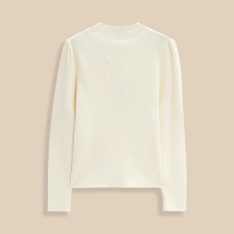 IEF/Aiyifu Slightly Fat Plus Size Women's Clothing 2025 Autumn New French Design Woolen Bottoming Clothes