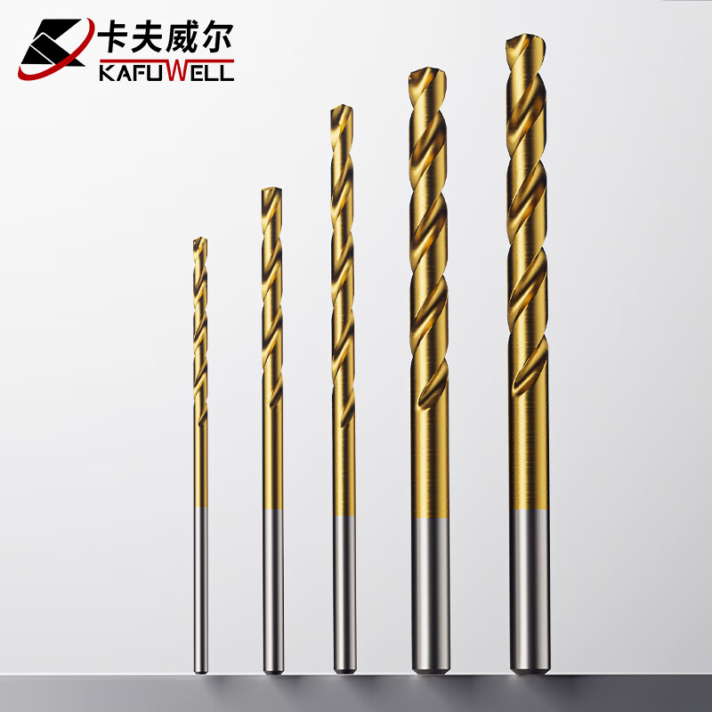 Kraftwell 5-pack straight handle twist drill electric drill bit metal drilling AI5281