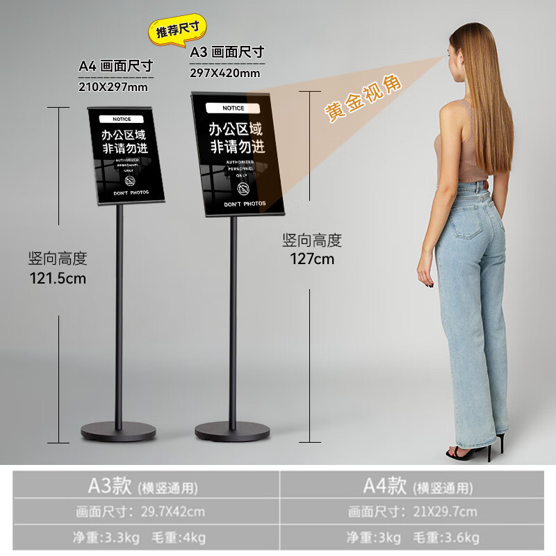 No entry for idlers, sign for customers, no entry for non-staff, no entry for non-staff, sign, black, shelf only, no screen, 210x297mm