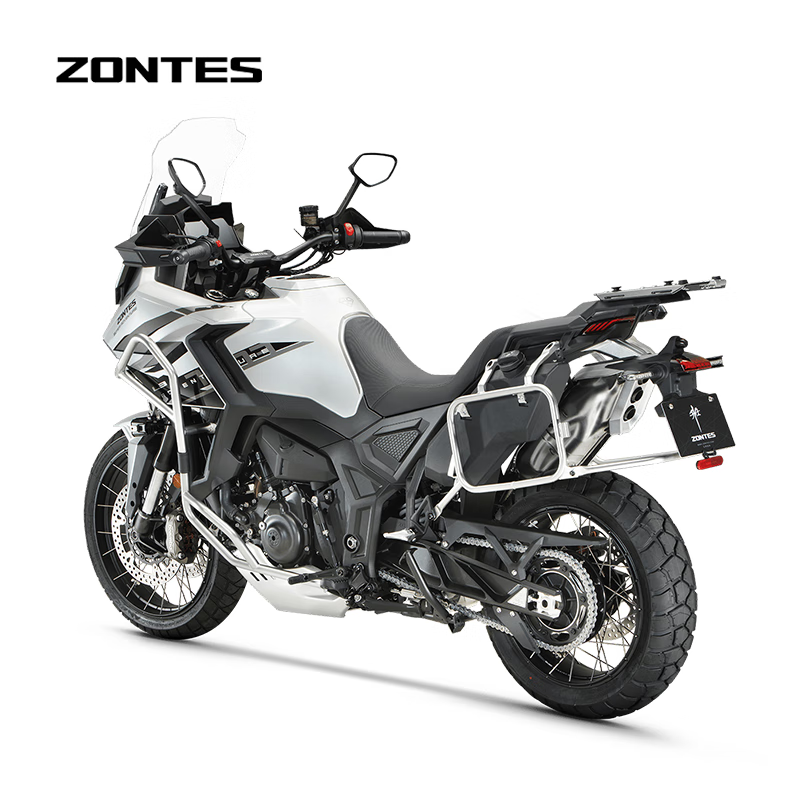 ZONTES 2026 new model 703F 19-inch Brembo caliper three-cylinder water-cooled 699cc ADV motorcycle bright silver (low version)