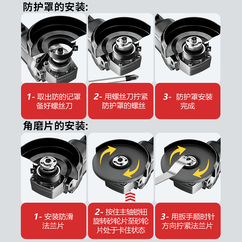 Chuangyi lithium electric angle grinder polishing machine rechargeable grinder multi-function cutting machine angle grinder cutting package