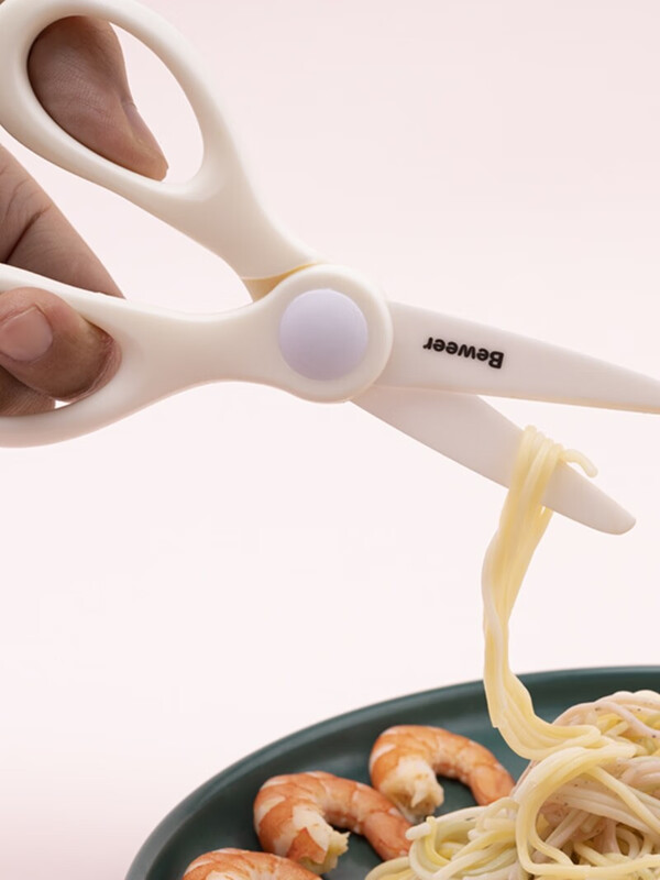 Buy Product Ceramic Food Supplement Scissors, Baby Food Scissors, Baby Food Scissors, White