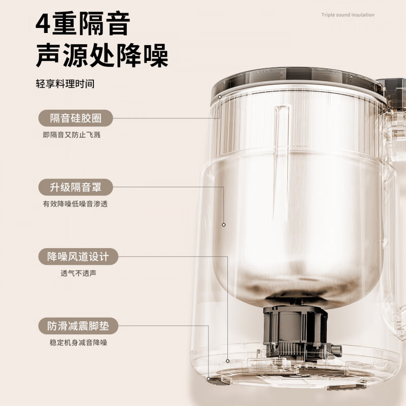 WCZ German household grinder small Chinese medicine crushing grains ultra-fine grinder crusher wall breaking flagship set 500ml large capacity + original cutter head *1