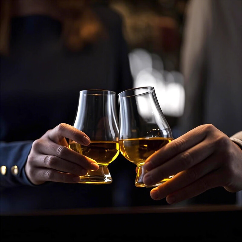 Glencairn imported crystal whiskey glass Glencairn cup professional tasting tulip smelling cup classic whiskey cup 190ml single pack