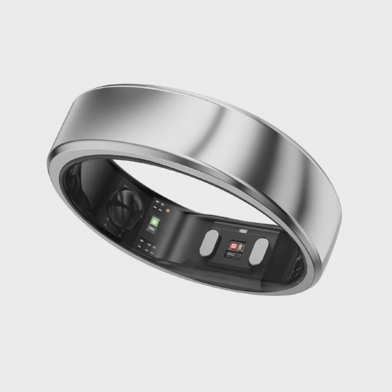 RingConn RingConnGen2 smart ring sleep breathing monitoring heart rate variation blood oxygen female menstrual period prediction No. 14 23.10mm Future Silver