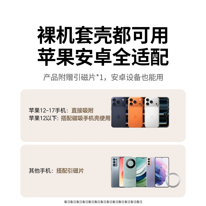 Greenlink magnetic holder mobile phone ring buckle magsafe holder 360 rotatable and detachable elastic rope lazy people convenient alloy support stand suitable for iPhone17/Android