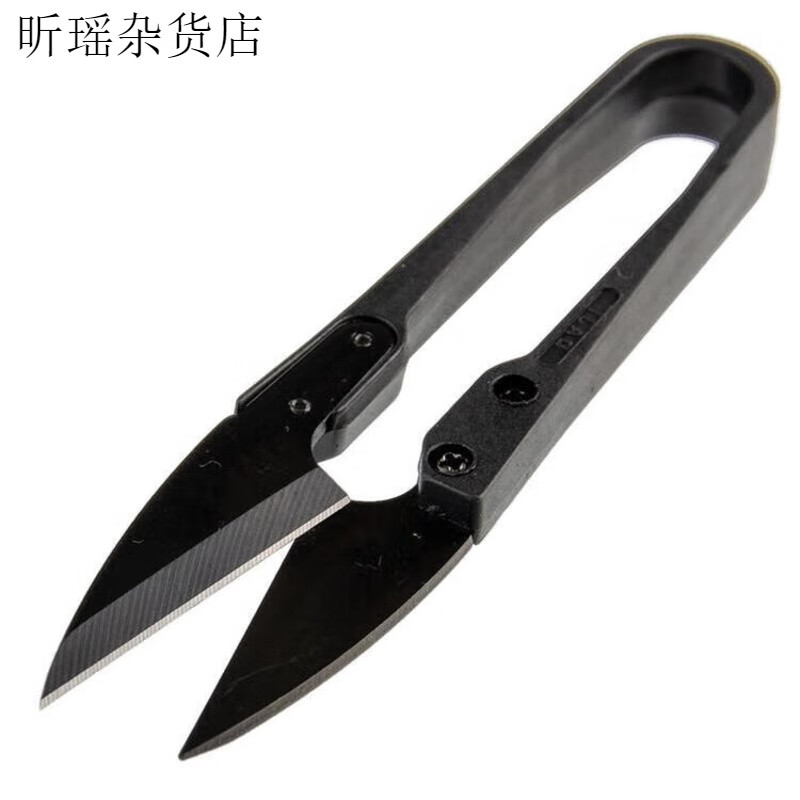 Shantou Lincun High Carbon Steel Black Yarn Scissors Cross Stitch Thread Trimmer Special Scissors Household Spring Small Scissors Fishing Thread Scissors Carbon Steel All Black Yarn Scissors 1 Pair