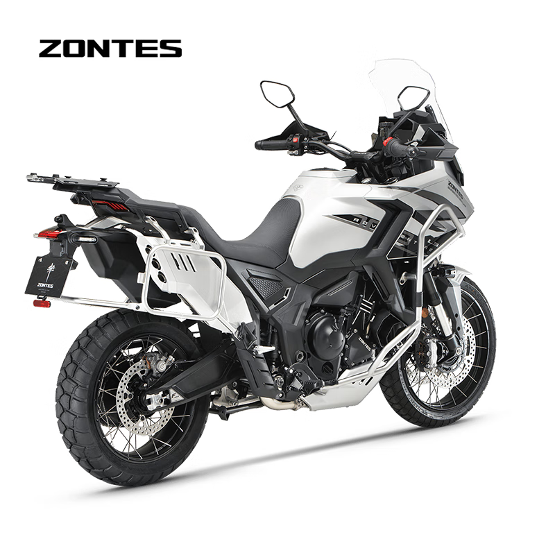 ZONTES 2026 new model 703F 19-inch Brembo caliper three-cylinder water-cooled 699cc ADV motorcycle bright silver (low version)
