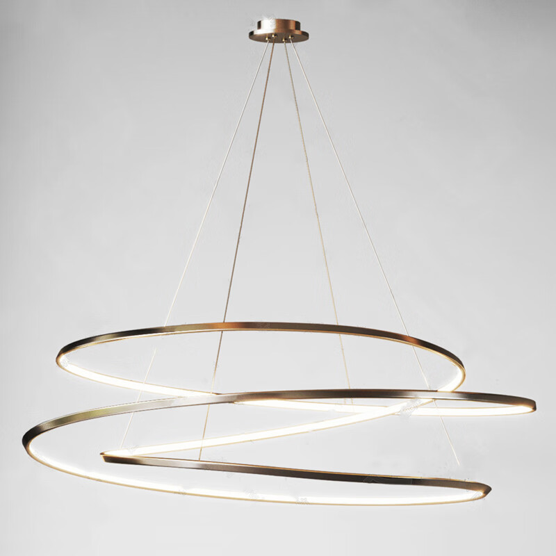 Yunyan modern minimalist restaurant lamp 2025 new restaurant chandelier creative personality artist dining room table lamp silver lamp * 4