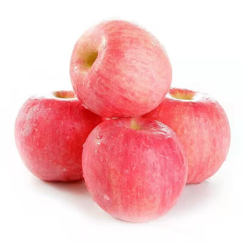 Authentic Shandong Red Fuji Apple Ugly Apple Fresh Fruit Seasonal Crisp Sweet Rock Candy Heart Striped Apple 2kg in Box
