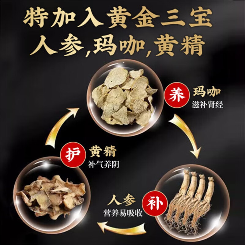 Jingshuo Babao Tea nourishes the kidneys and strengthens yang, premature ejaculation, sensitive ejaculation, fast and long-lasting soaking in water, health tea for men, nourishes the kidneys and replenishes essence, Jiubao Tea