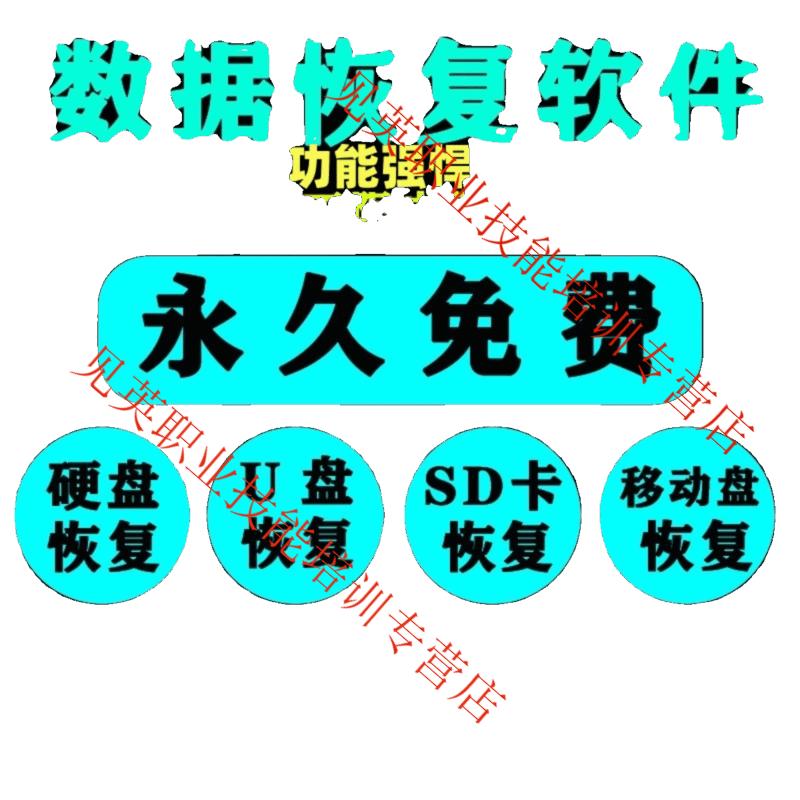 Computer mobile hard disk data recovery software tool U disk SD card accidental deletion and format prompt damage repair Baidu network disk delivery