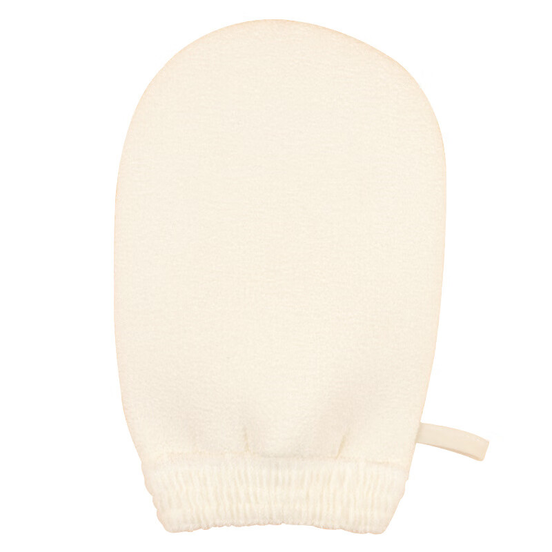 Three-piece set of bath towels, rubs and rubs without hurting the skin, rubs with fine sand, rubs with mud, rubs with ash, exfoliates, bath sponge, 1 pack, milky white