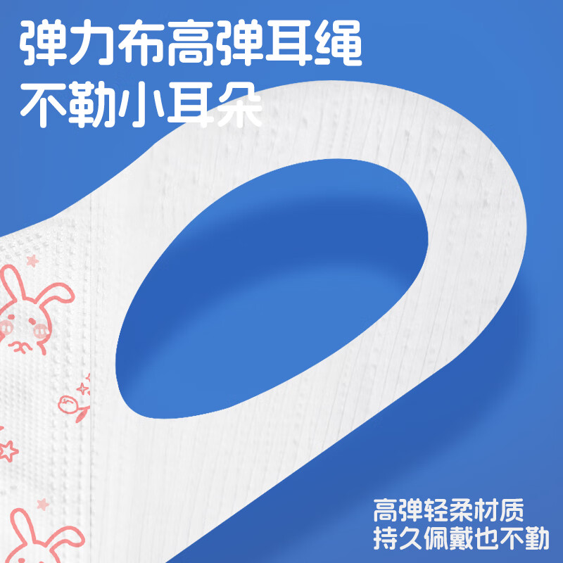 Corfu children's medical surgical mask, wide ear strap, disposable mask for 3 to 6 years old, individually packaged, 30 cute dogs