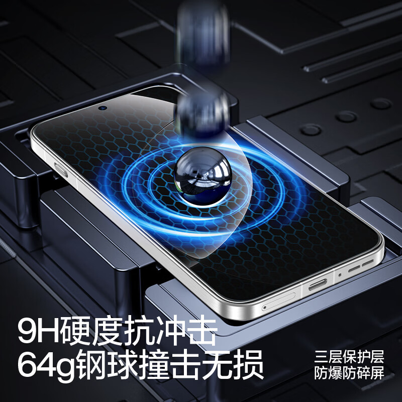 Flash Magic Ten Billion Subsidy Suitable for Realme gt8/8pro tempered film mobile phone film HD explosion-proof anti-fingerprint lens film lossless pixel feel smooth and no white edges enhanced version | explosion-proof and anti-fingerprint 2 pieces for realme gt8/8pro universal