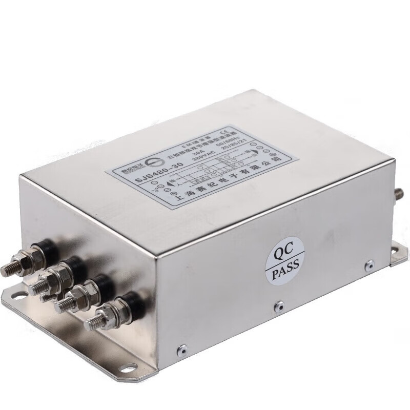 Qiaobolaisaiji anti-interference 380v three-phase four-wire three-fire one-zero-one power supply filter SJS48020A30A 10A_4KW_SJS480-10_General