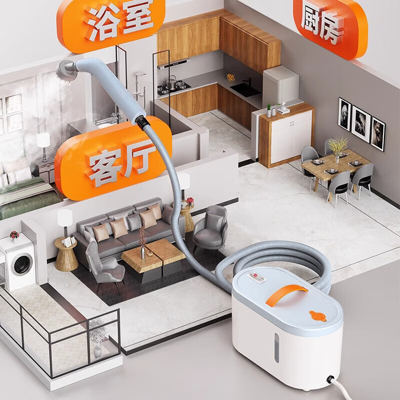 Beautiful You New Recommended Steam Cleaner High Temperature and High Pressure Kitchen Oil Degreasing Household Small Multi-Function Kitchen Range Hood Home Appliances Air Conditioner Refrigerator Cleaning Machine Standard Basic Model Daily Cleaning - Recommended Shoot 1 and 12 Whole House Cleaning and Cleaning with One Machine