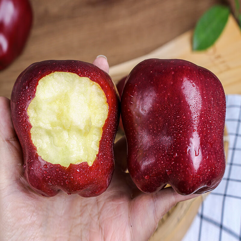 Jingmi Tianshui Huaniu Apple, a Gansu specialty, net weight 8 pounds, medium fruit, single fruit 210g + straight from the core origin