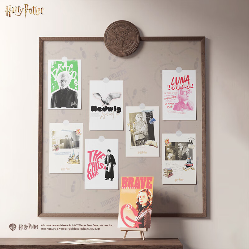 Harry Potter classic painted character movie postcard graffiti Warner genuine peripheral collection commemorative card gift