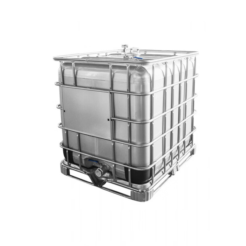 1000L explosion-proof ton barrel 304 stainless steel ton barrel square one ton diesel barrel 316 stainless steel oil barrel Brand new 1000L explosion-proof ton barrel (domestic)