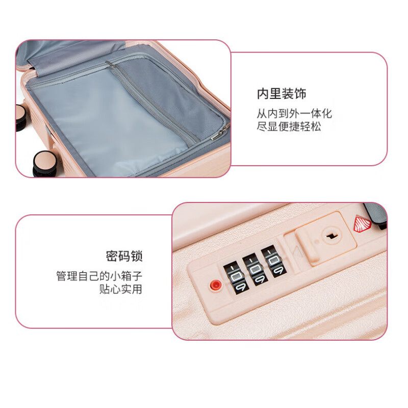 Walker Shop children's suitcase boarding case 2025 new rideable trolley case for boys and girls travel artifact password suitcase lemon yellow 20 inches boarding case