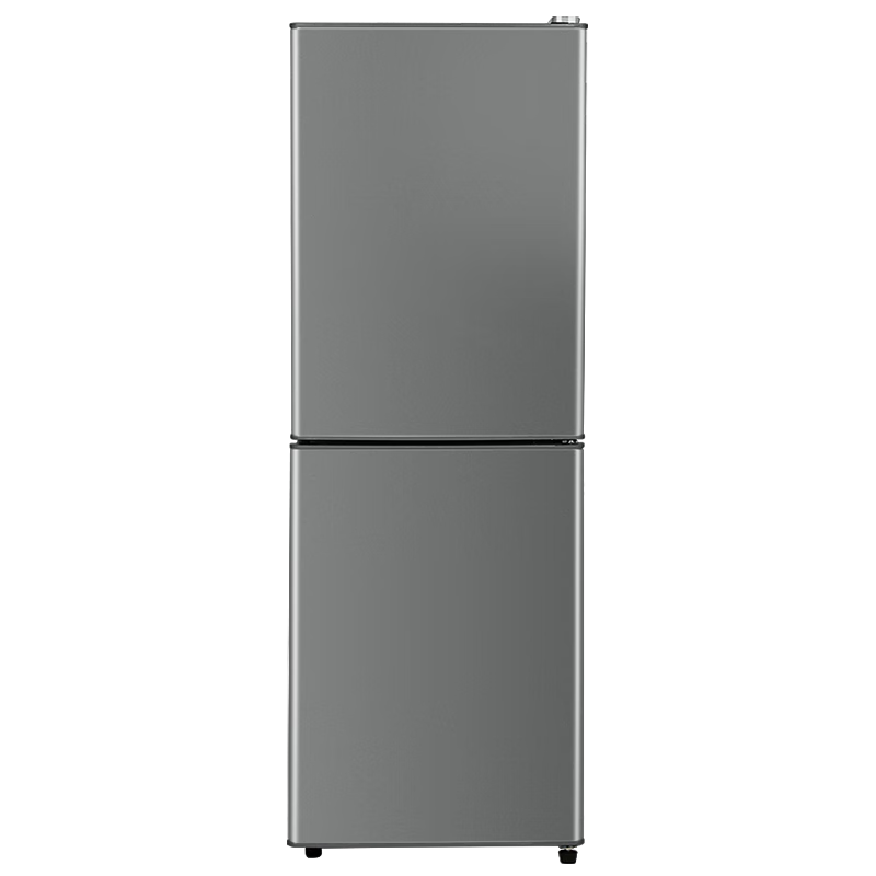 CHIGO 268 liter double-door refrigerator household small first-class energy efficiency large capacity refrigerated fresh-keeping soft-freeze partitioned storage energy-saving refrigerator for rental houses trade-in 268 liters purification and deodorization four layers of upper refrigeration and three layers of lower freezer shelves