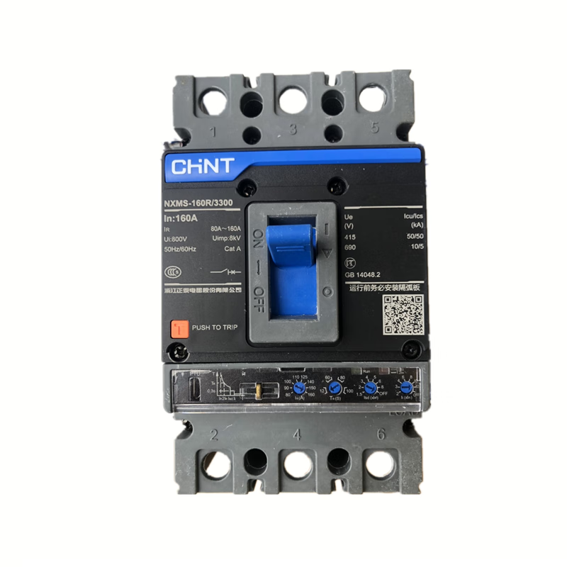 Chint molded case circuit breaker 3P NXMS-160A 250A 400A 630A 1000A 1250A1600 NXMS-400H/3300 400A