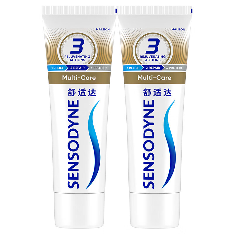 Sensodyne multi-effect oral care toothpaste set 360g, anti-allergic, anti-moth, gum protection, fluoride-based, soothing soreness, self-operated by JD.com