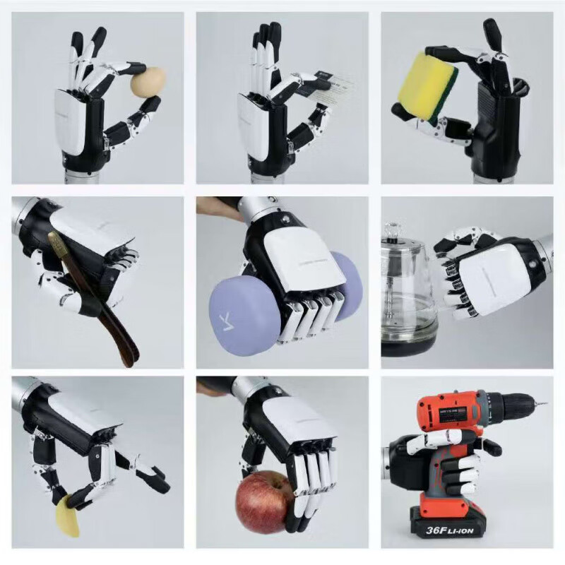Yinshi Robot Intelligent Bionic Hand Mechanical Arm Five-finger Dexterous Hand Robot Intelligent and Efficient Grasping of Books and Doing Housework Joints Open Source Motor Palm Model Humanoid Rehabilitation Gripper Humanoid Five-finger Dexterous Hand E2 Left Hand