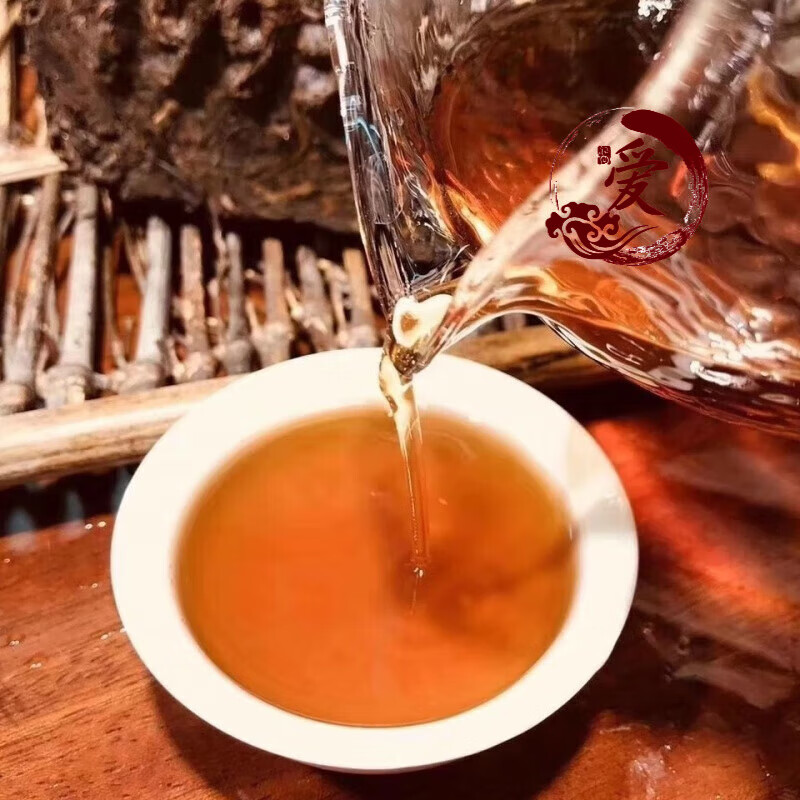 Shi Fang Yi 1993 District Raw Brick Brown Mountain Big Leaf Ancient Tree Pu'er Old Chen Tea Brick 500g 500g