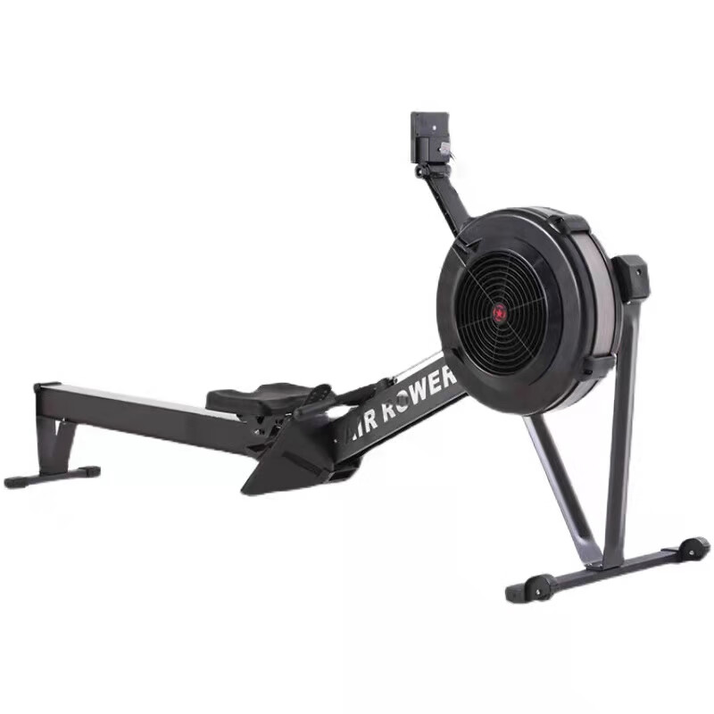 MI Xiaomi Jiao Wind Resistance Rowing Machine C2 Folding Fitness Home Commercial Fitness Equipment Intelligent Resistance Adjustment Gym Studio Black