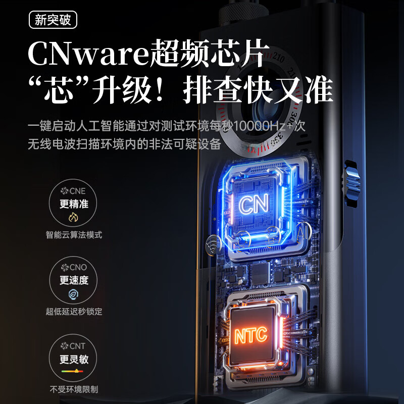 Soniman German camera detector hotel anti-shooting anti-monitoring anti-surveillance detector detector upgraded AI fully automatic detection CNware overclocking chip
