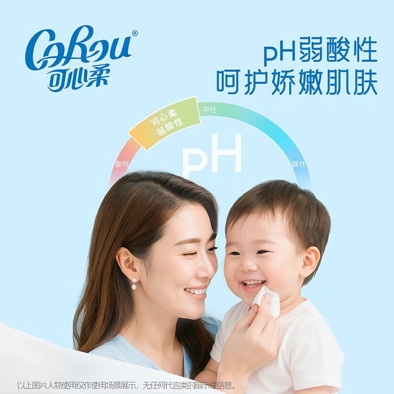 COROU Wet Wipes 80pcs*6 Pack Special Wet Wipes for Baby Hands, Mouth and Farts Wet Wipes EDI Pure Water with Cover Full Box