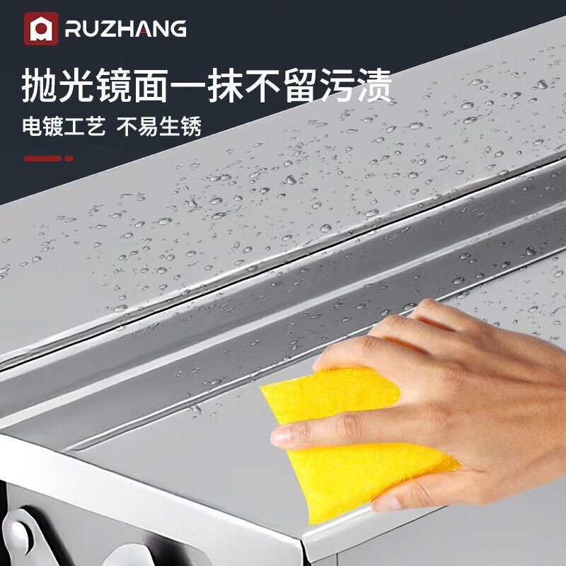 NAOISKEY Naoski stainless steel tool box three-layer folding home car portable iron industrial hardware storage box multi-functional rusty double-layer stainless steel丨(medium size 420)