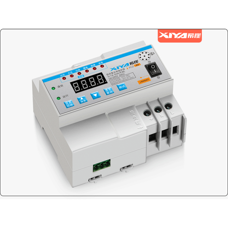 Xiya automatic reclosing leakage protector self-resetting over and under voltage current limiting lightning protection switch circuit breaker 220v 10A 2P