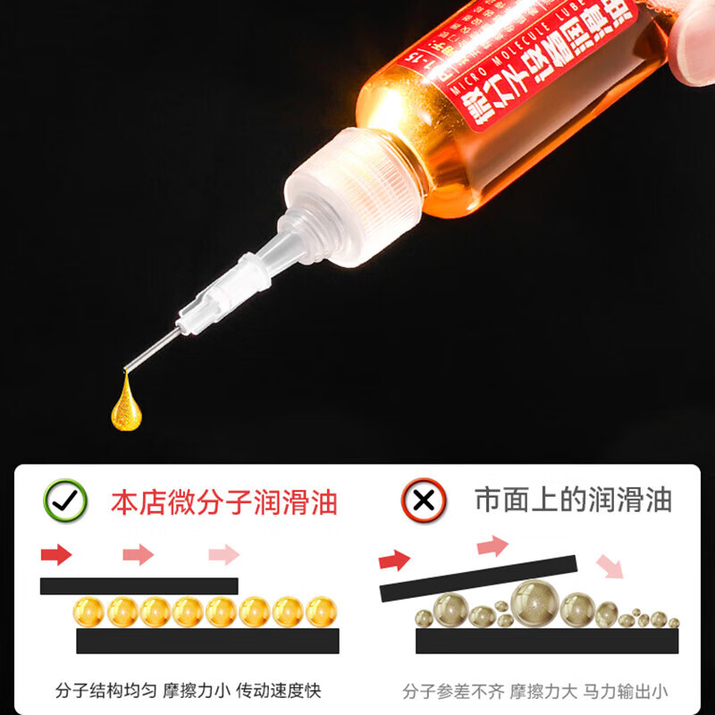 Mechanical lubricant, sewing machine oil, small bottle, household door noise, door shaft, door window, abnormal noise, door lock core, door hinge lubricant, lubricant 60ml*3 (needle nozzle 1)